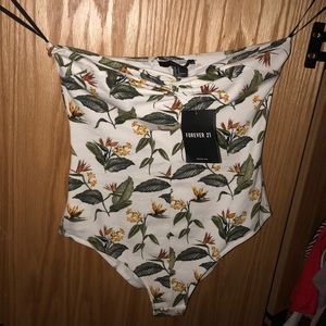 cute spring tube top body suit